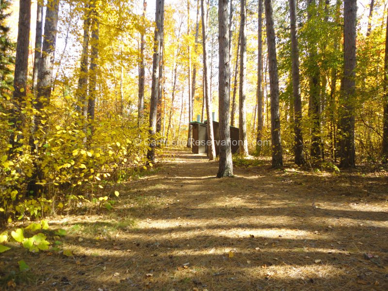 Beatrice Lake Campground at McCarthy Beach State Park Minnesota